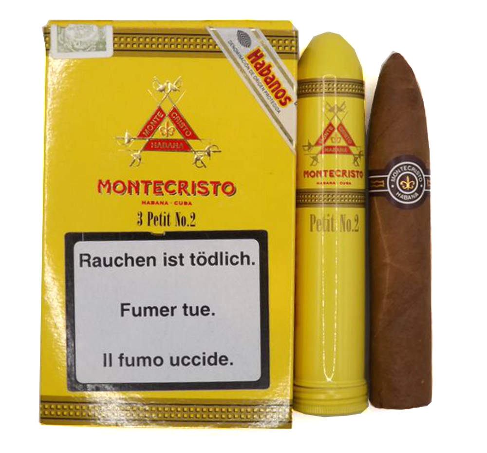 Montecristo Petit No. 2 Tubos Cigar - Pack of 3