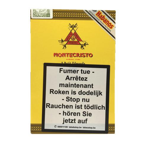 Montecristo Petit Edmundo Tubed Cigar - Pack of 3