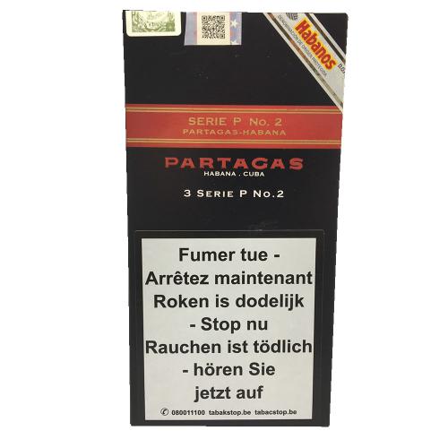 Partagas Serie P No. 2 Tubed Cigar - Pack of 3