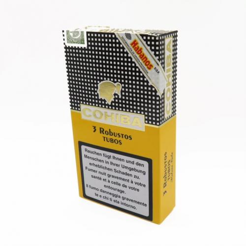 Cohiba Robustos Tubed Cigar - Pack of 3