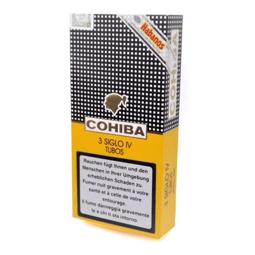 Cohiba Siglo IV Tubed Cigar - Pack of 3