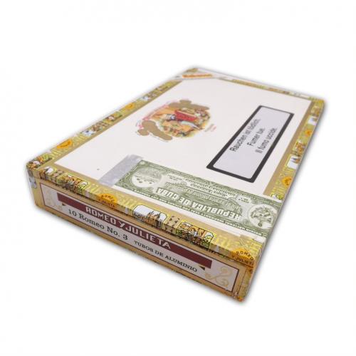 Romeo y Julieta No. 3 Tubed Cigar - Box of 10