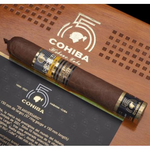 Cohiba 55 Aniversario Cigar (2021 Limited Edition) â Box of 10